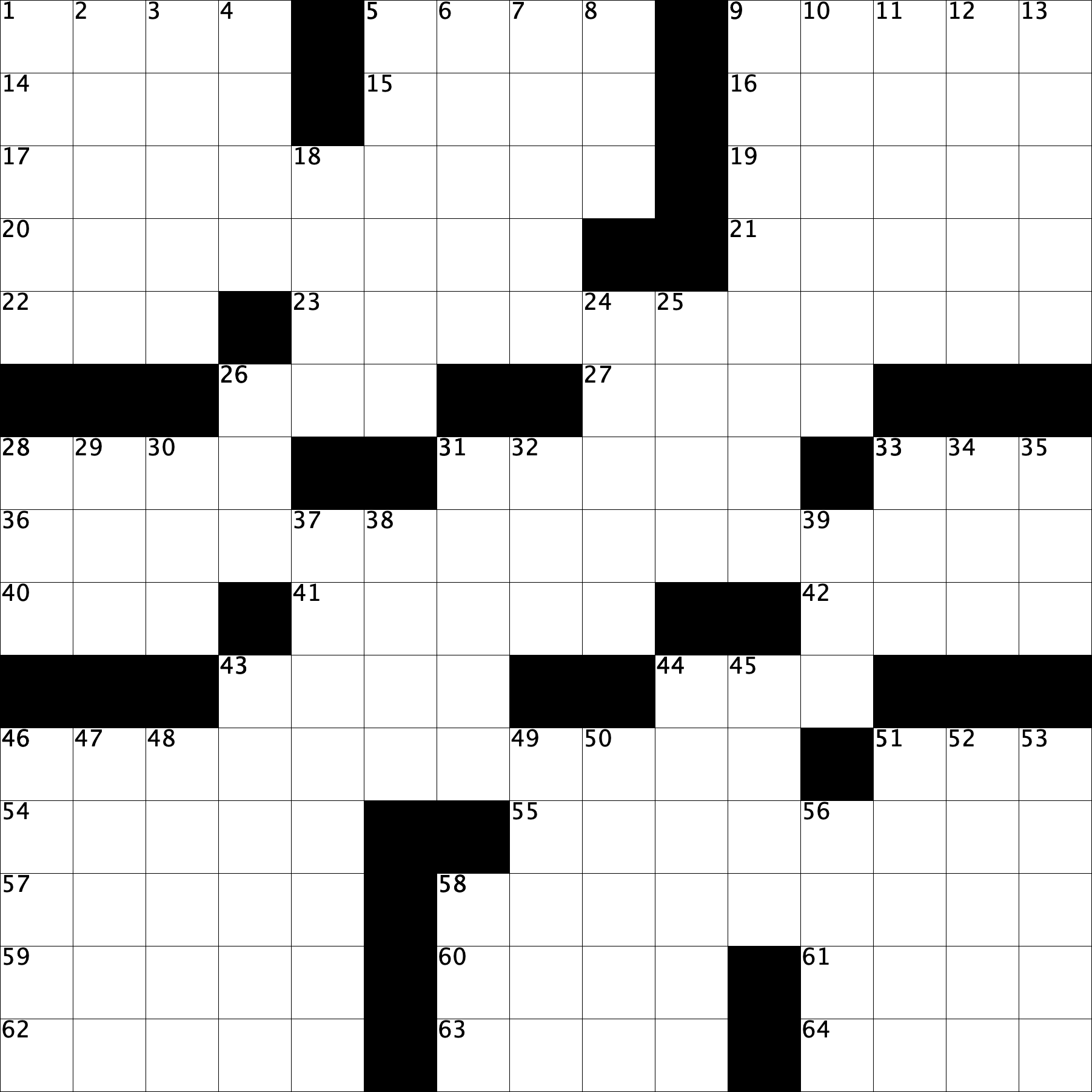 April 19th, 2020 Crossword