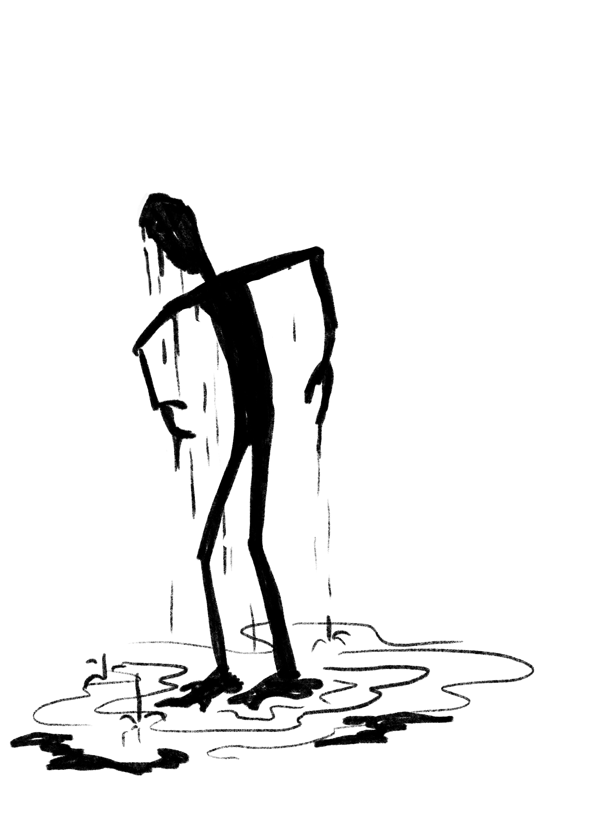 River, river, I’m broken/sinking down